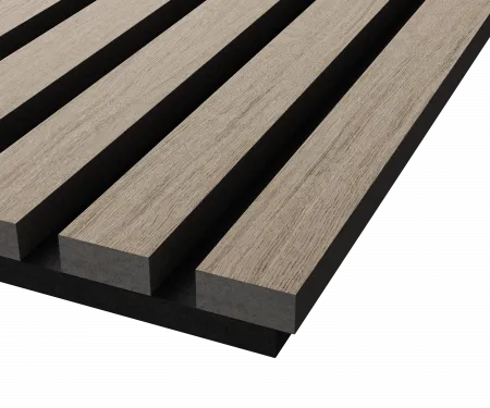 Акустическая панель COSCA черный войлок  Дуб латте бежевый/2750