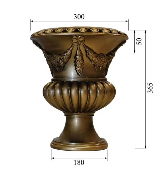 Вазон DECORUS VZ-011