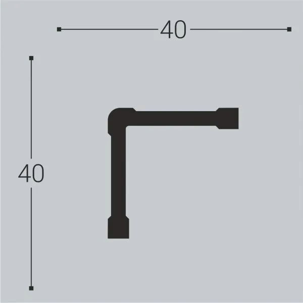 Внешний угол Bello Deco У4 40/40