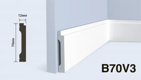 Плинтус напольный HIWOOD B70V3