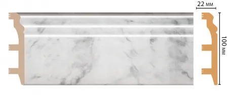 Плинтус напольный Decomaster D232-79