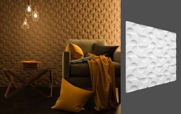 Гипсовая 3D панель Deco Line M-43