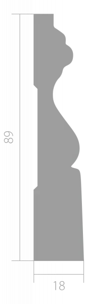Обрамление дверей наличник Ultrawood N 0002 i
