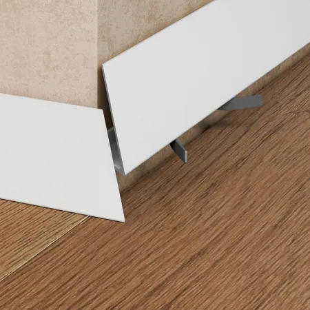 Микроплинтус Pro Design Corner 570 Белый муар