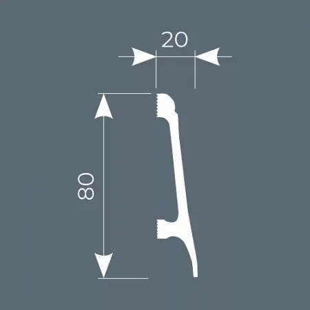 Плинтус напольный COSCA PX018