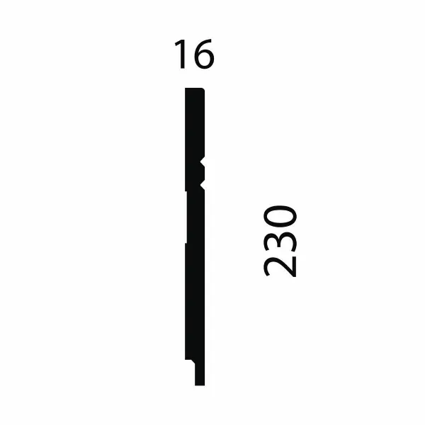 Плинтус напольный COSCA AP27