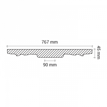 Розетка потолочная Европласт 1.56.029