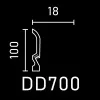 Плинтус напольный DECOR DIZAYN DD700