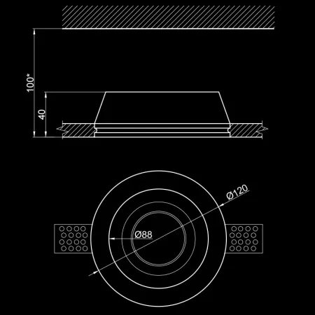 Гипсовый светильник Artpole SGS19