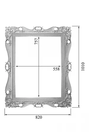 Рама для зеркала DECORUS RM-002