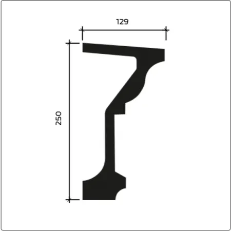 Фасадный карниз Европласт 4.91.003