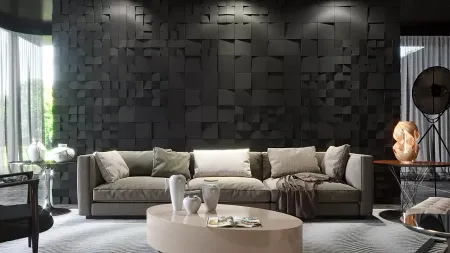 Гипсовая 3D панель Artpole KVADRO-mini