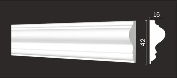 Молдинг DECOR DIZAYN DD301