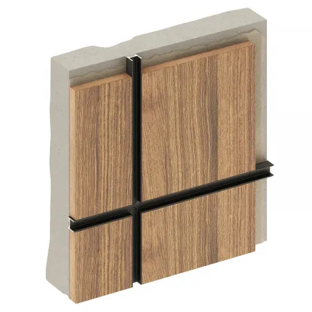 Разделительный теневой профиль D008А Черный