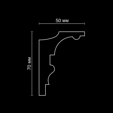Карниз потолочный гипсовый Artpole SKTL53