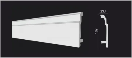 Плинтус напольный DECOR DIZAYN DD102