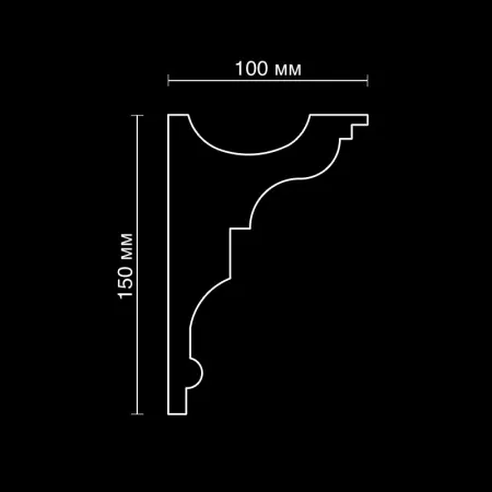 Карниз потолочный гипсовый Artpole SKTL144