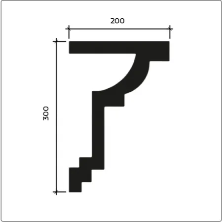 Фасадный карниз Европласт 4.91.004