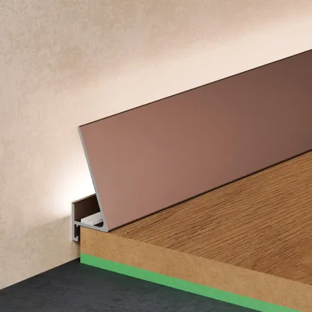 Микроплинтус Pro Design Corner 570 Коньяк