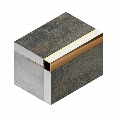 Профиль внешний P латунь P 10 мм х 12.5мм Neexy  (латунь полированная)