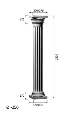 Колонна DECORUS KLN-250-1