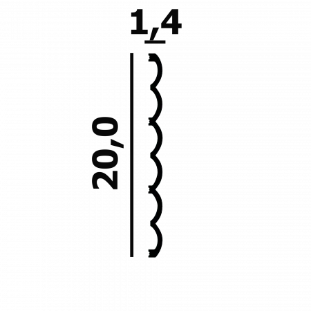 Декоративная панель Перфект Plus Р129-2800