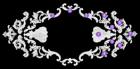 Потолочная наборная композиция SNK12