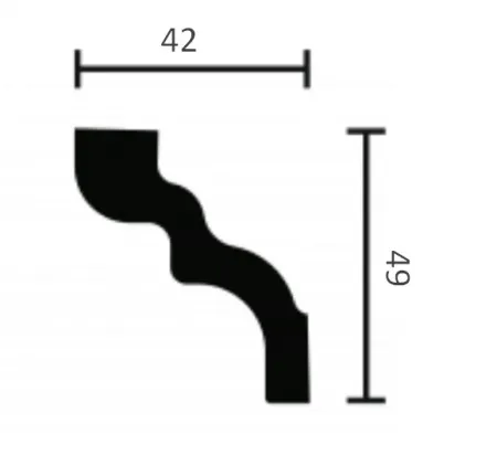 Карниз потолочный NMС WT9