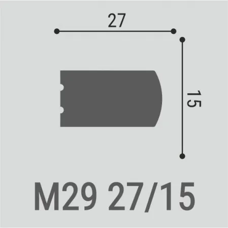 Молдинг Bello Deco М29 27/15