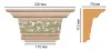 Капитель пилястры Decomaster D203-59