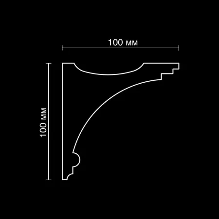 Карниз потолочный гипсовый Artpole SKTL108