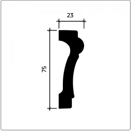 Молдинг Европласт 1.51.383