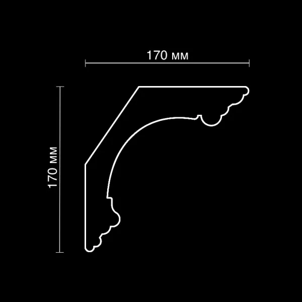Карниз потолочный вентиляционный Artpole SK160V
