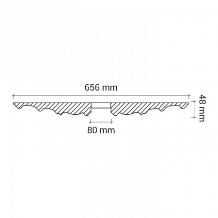 Розетка потолочная Европласт 1.56.005