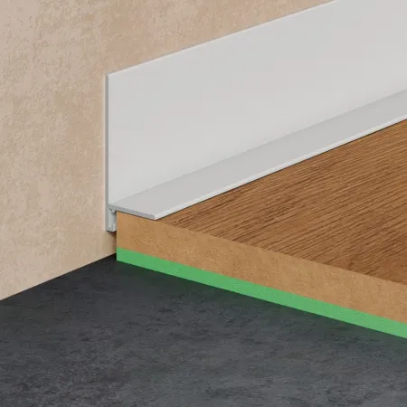 Микроплинтус Pro Design Mini L 601 Белый муар