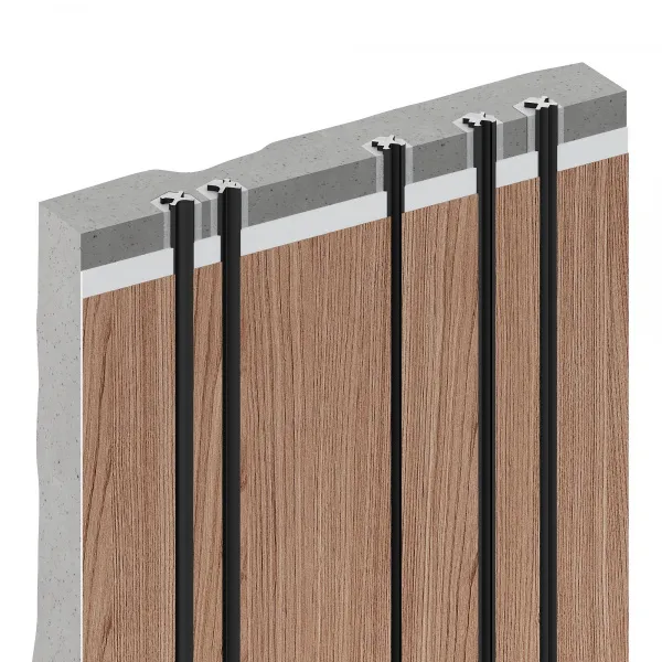 Разделительный теневой профиль D00X Титановый