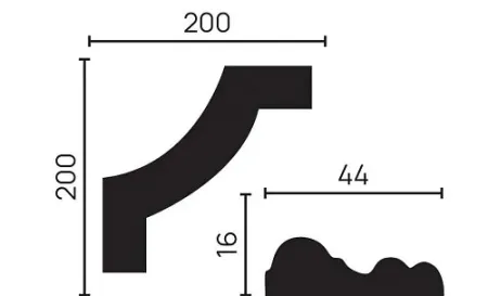 Угловой элемент DECOR DIZAYN C1-DD400