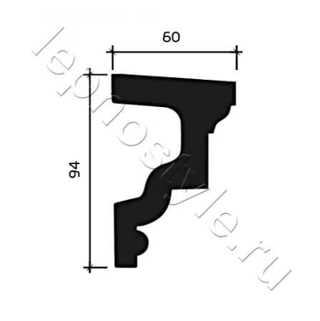 Подоконный элемент Европласт 4.82.201