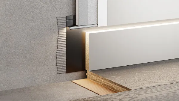 Скрытый профиль ФЕСО 80 мм RAL 9005 чёрный