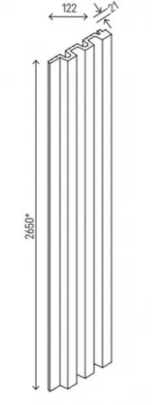 Панель LINERIO M PLUS черная