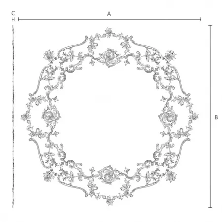 Розетка потолочная STAVROS CPU-067