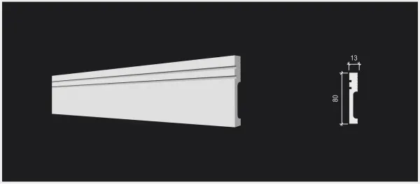 Плинтус напольный DECOR DIZAYN DD717