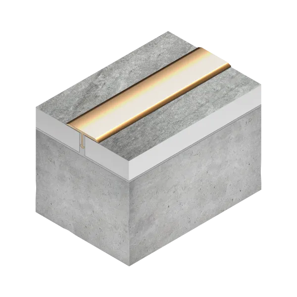 Т-образный профиль плоский латунь 25мм NEEXY (латунь брашированная)