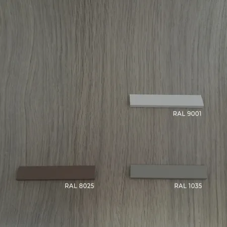 Микроплинтус ФЕСО с пружинами RAL 9001 кремово-белый