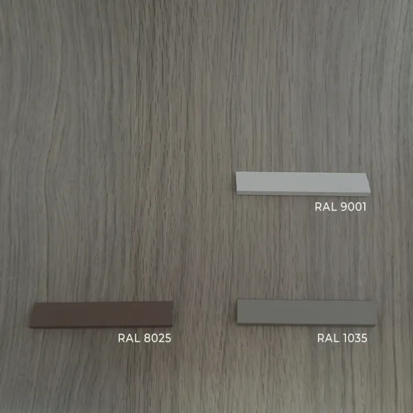 Микроплинтус L-образный с пружинами ФЕСО RAL 9001 кремово-белый