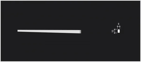 Молдинг DECOR DIZAYN DD632