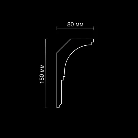 Карниз потолочный гипсовый Artpole SKT398