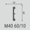 Молдинг Bello Deco М40 60/10