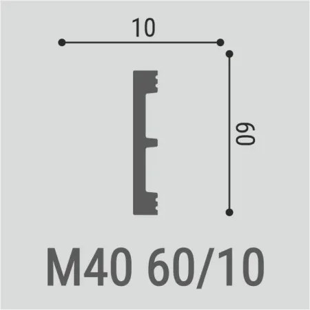 Молдинг Bello Deco М40 60/10