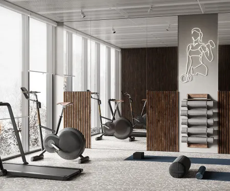 Торцевая рейка с пазом, МДФ, ясень тирамису